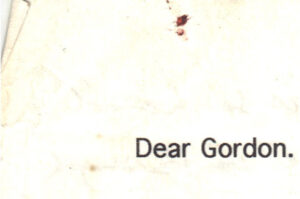 Dear Gordon catalogue